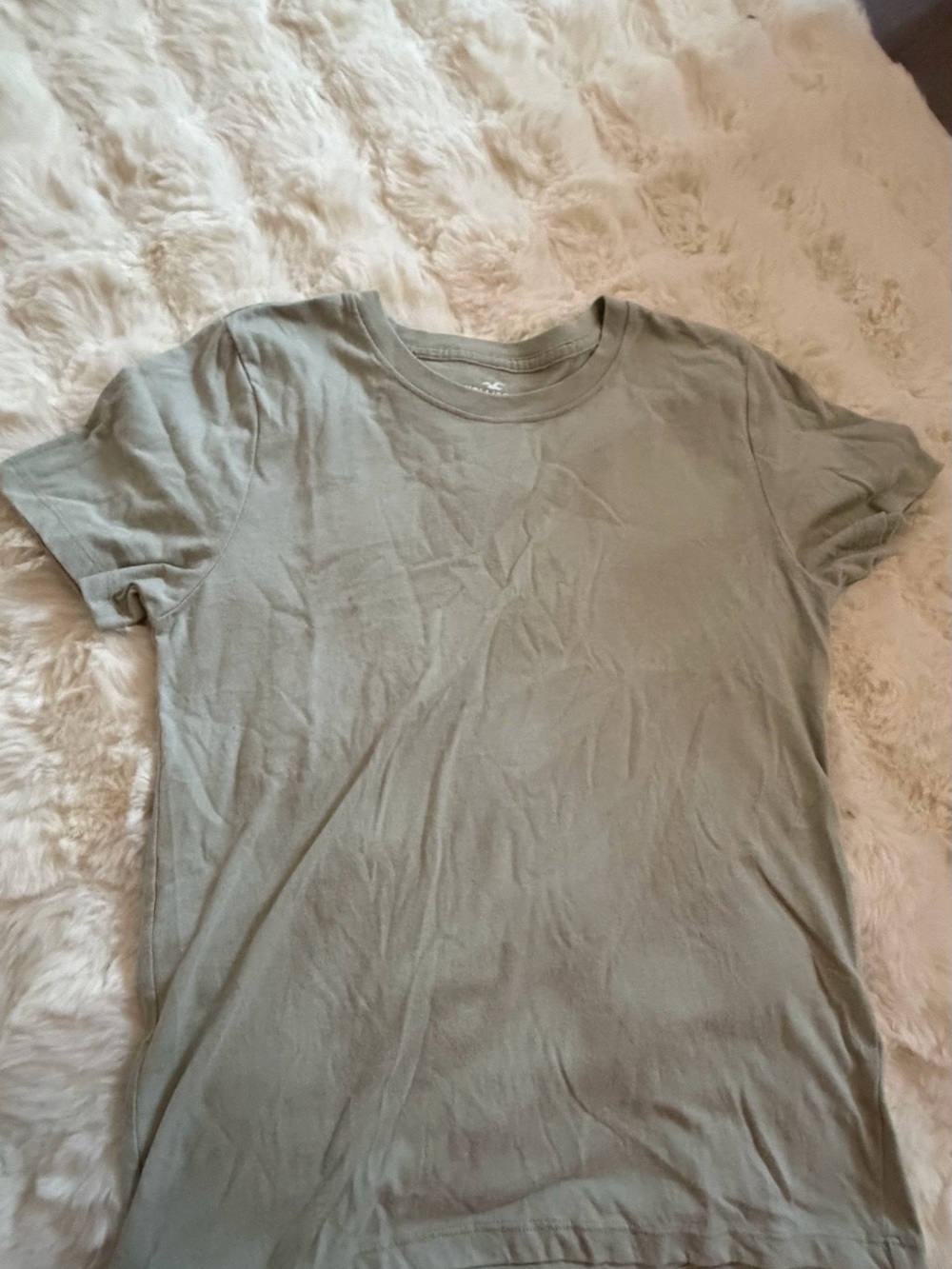 Hollister Short Sleeve Crew Tee - Light Olive Green
